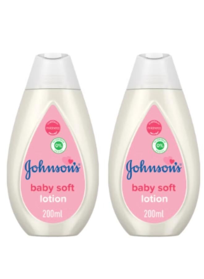 جونسون لوسيون أطفال ناعم قطعتين - 200 مل - Image 1