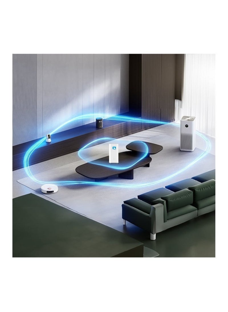 Mobily - 5G CPE 5 Router - Latest Version of MOBILY SuperSpeed WiFi 6 - Upload Speed Up to 3600Mbps "Supports MOBILY Network Only" H155-383 | White - Image 1