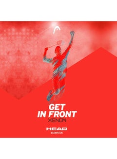 HEAD Xenon 1.1 HM Strung Graphite Badminton Racquet One Size none  - Image 5