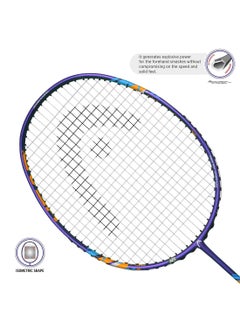 HEAD Xenon 1.1 HM Strung Graphite Badminton Racquet One Size none  - Image 3