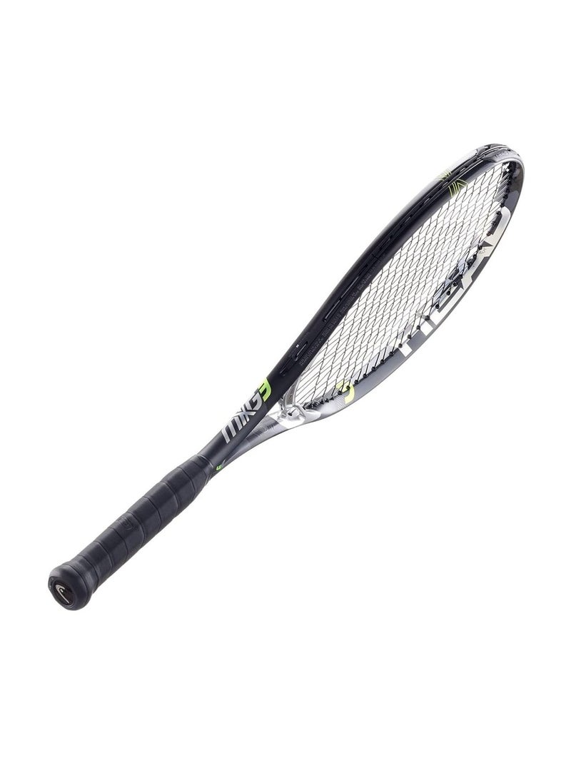 HEAD MXG 3 Graphite Tennis Racquet | Strung | Lightweight: 295 gm| Power with Control With Free  Elite 6R Combi Tennis Kit Bag  - Image 2