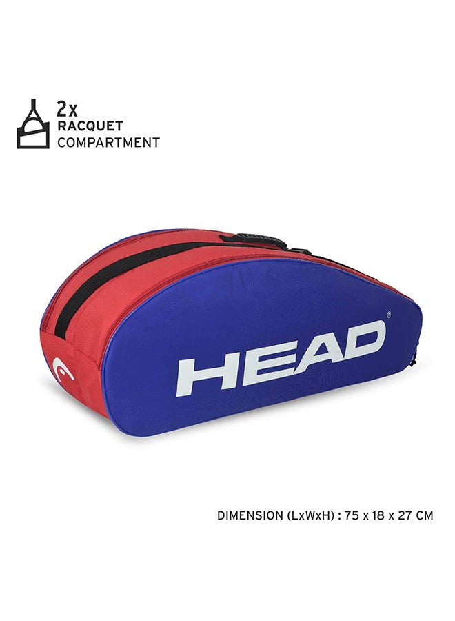 HEAD Ignition 6R Combi Polyester Badminton Kit Bag | Size - Large | Dedicated Compartments | Unisex - Men, Boys, Girls, Women  - Image 5