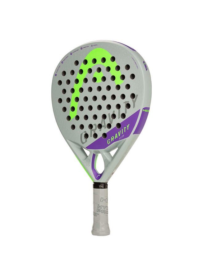 HEAD Gravity Elite Padel Racket | Round Shape | Fiberglass Surface | 365 Grams  - Image 1