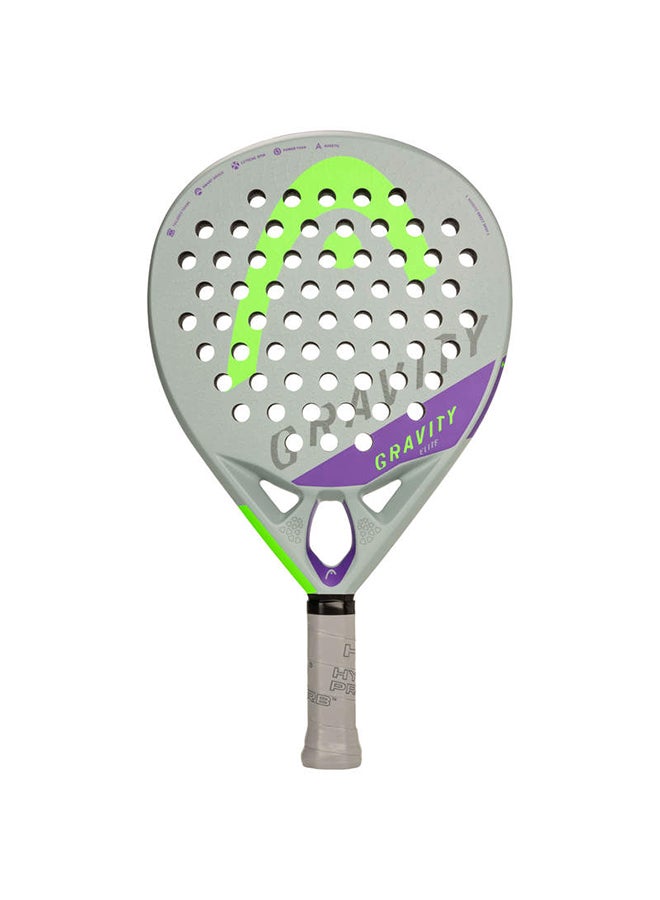 HEAD Gravity Elite Padel Racket | Round Shape | Fiberglass Surface | 365 Grams  - Image 3