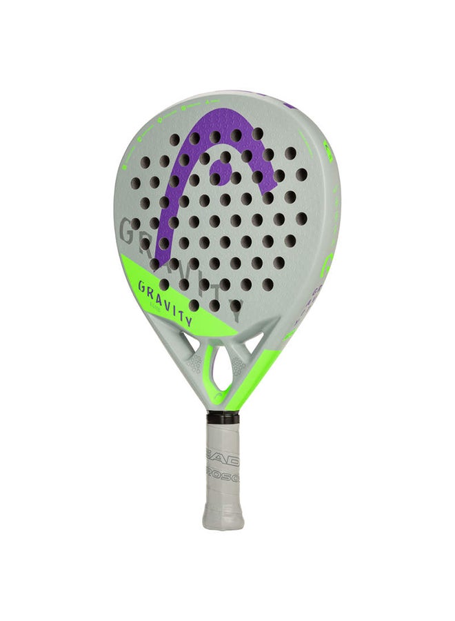 HEAD Gravity Elite Padel Racket | Round Shape | Fiberglass Surface | 365 Grams  - Image 2