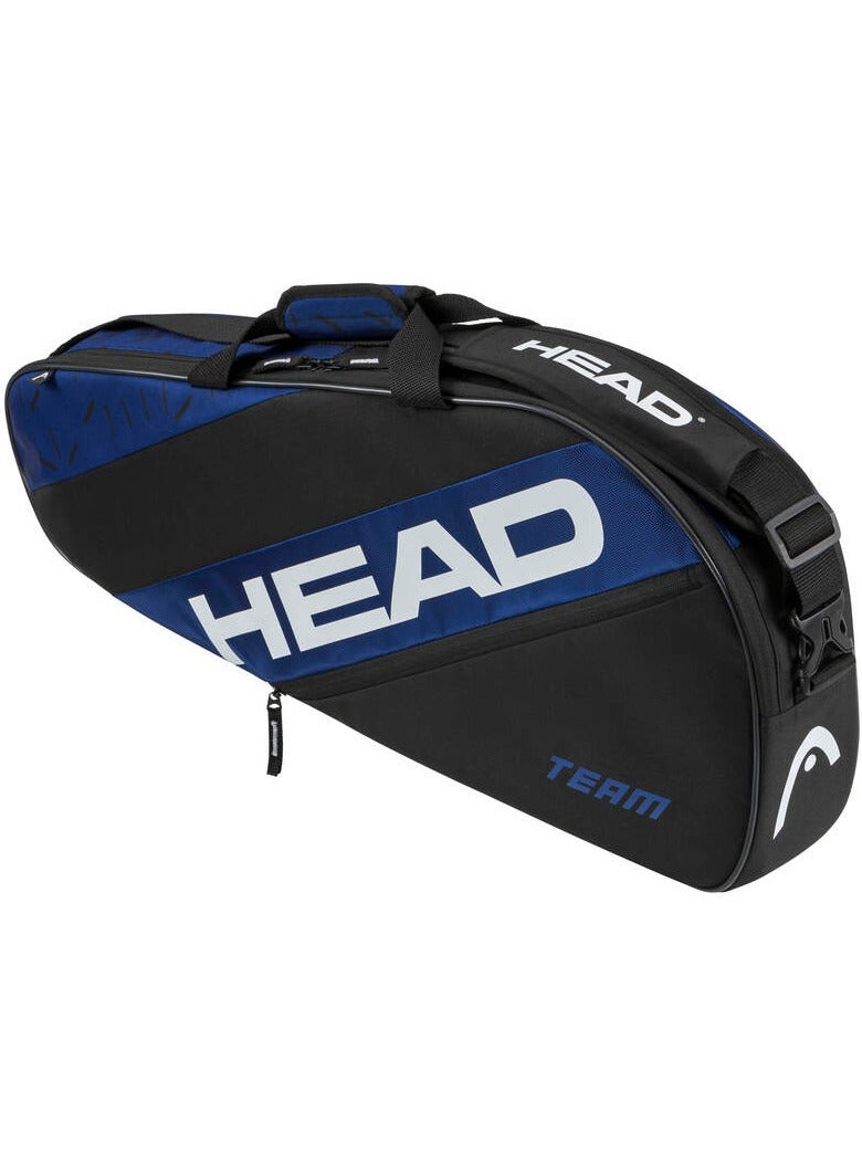 HEAD Team Racquet Bag | Size - S | Blue/Black |For Upto 3 Racquets 