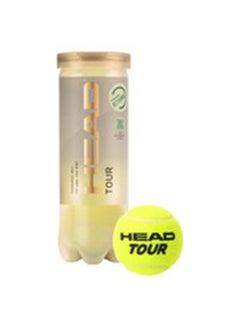 هيد HEAD Tour Tennis Balls - Can of 3 balls, premium tennis ball for more speed  - Image 1