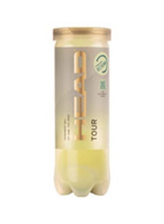 هيد HEAD Tour Tennis Balls - Can of 3 balls, premium tennis ball for more speed  - Image 2
