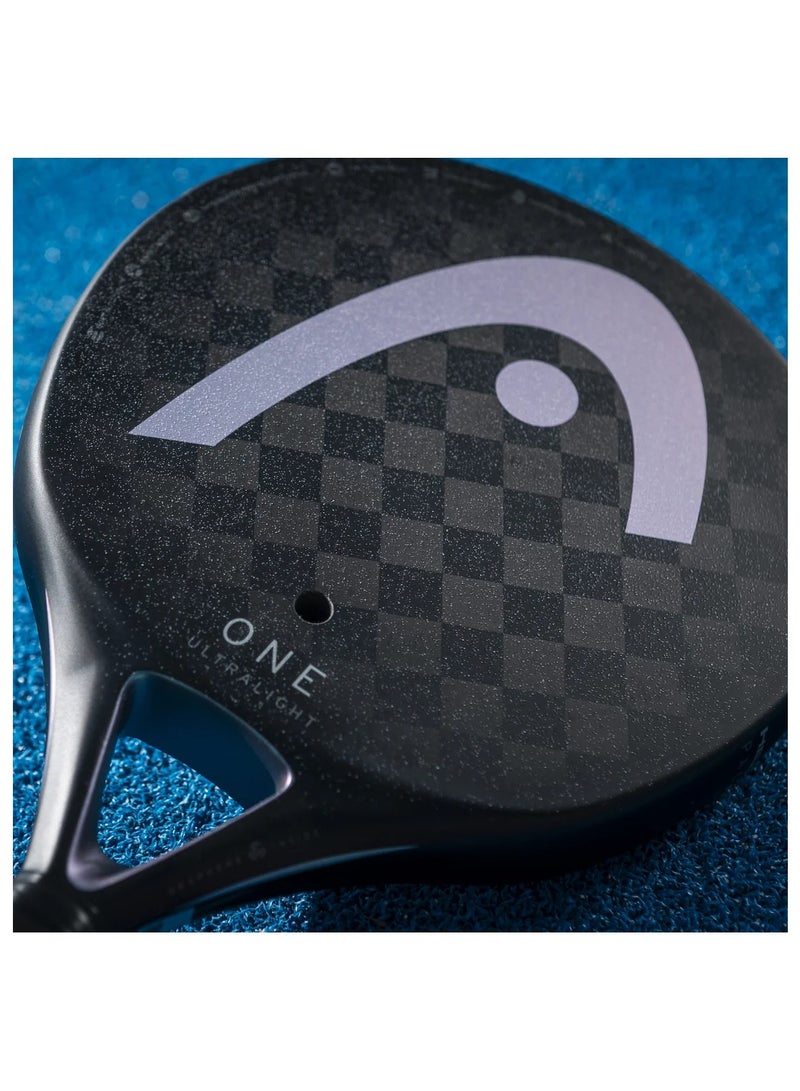 هيد - One Ultralight Black Padel Racket By Head - Image 1