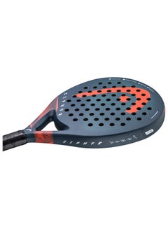 هيد Zephyr Padel Racket | Black/Pink | Round Shape | Fiberglass Surface | 350 Grams  - Image 3