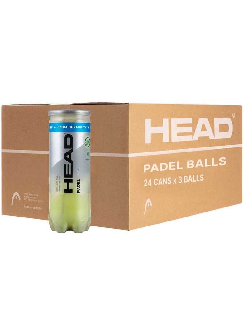 هيد Padel Pro+ Padel Balls - Box Of 24 Cans Of 3 Balls Each - Box Of 72 Balls  - Image 1