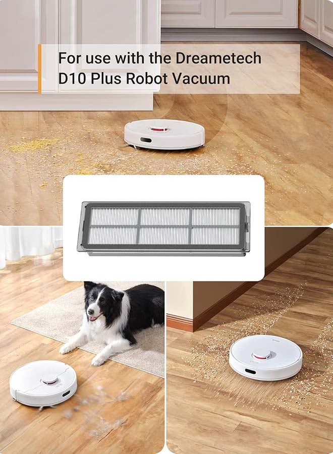 Dreame Dreame Replacement Filter for D10 Plus Robot Vacuum Cleaner, Easy to Change and Clean, Improves Cleaning Quality, Original Accessory Dreame RHF7 Multicolor  - Image 5