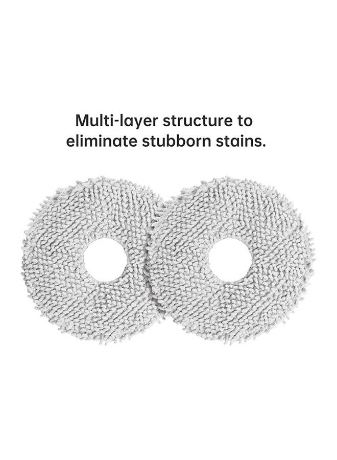 Dreame Dreame Replacement Mop Cloths × 2 Pairs for dreame L10s Ultra, X40 Ultra Complete, L10 Prime, L20 Ultra, L10s Pro Ultra, L10s Plus, L10s Pro Gen2 up to 180rpm, Constant Pressure, Floor Cleaning RMP8 Multicolor  - Image 2