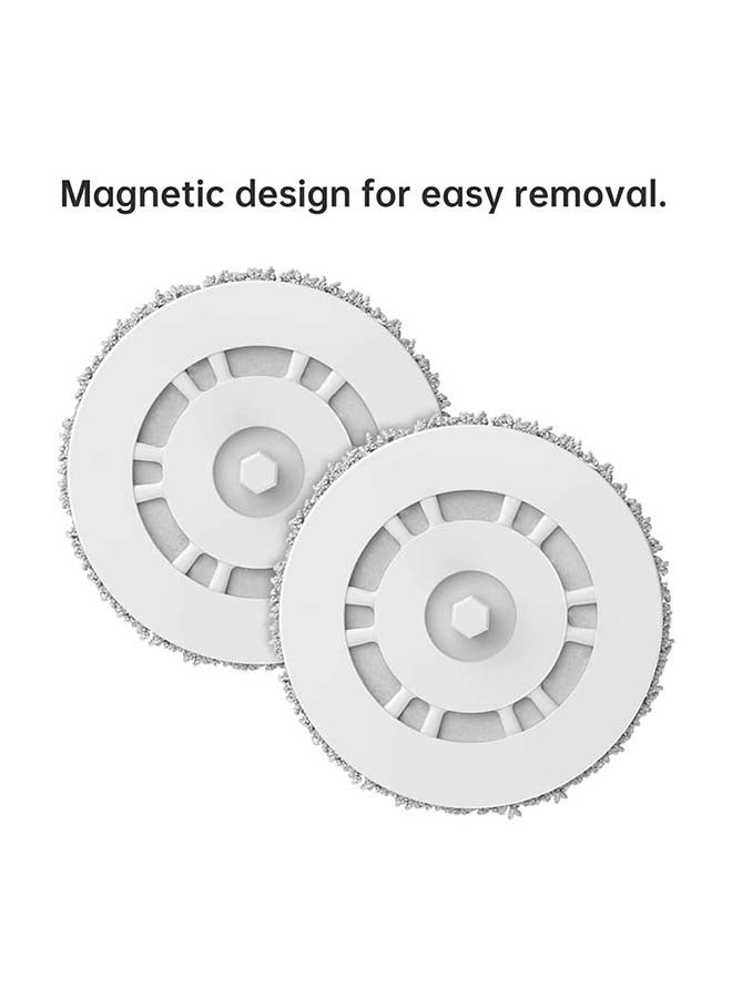 Dreame Dreame Replacement Mop Cloths × 2 Pairs for dreame L10s Ultra, X40 Ultra Complete, L10 Prime, L20 Ultra, L10s Pro Ultra, L10s Plus, L10s Pro Gen2 up to 180rpm, Constant Pressure, Floor Cleaning RMP8 Multicolor  - Image 3