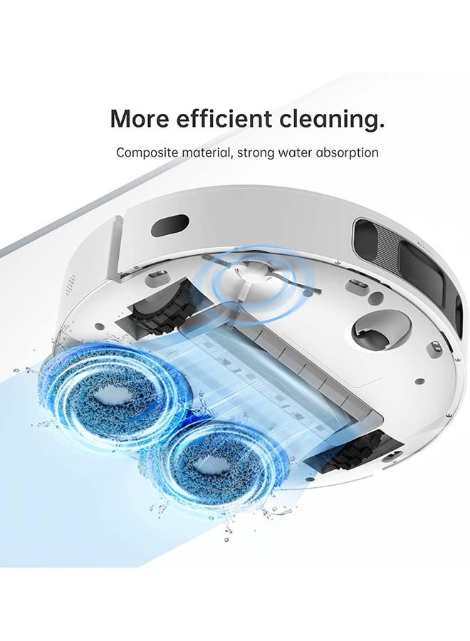 Dreame Dreame Replacement Mop Cloths × 2 Pairs for dreame L10s Ultra, X40 Ultra Complete, L10 Prime, L20 Ultra, L10s Pro Ultra, L10s Plus, L10s Pro Gen2 up to 180rpm, Constant Pressure, Floor Cleaning RMP8 Multicolor  - Image 4