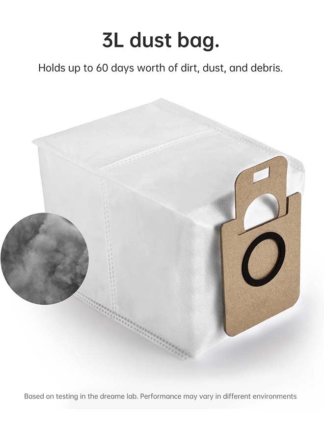 Dreame Dreame 3x Dust Collection Bags with 3 Litre Capacity compatible with DreameBot L10 Ultra and DreameBot L10sUltra Self-Cleaning Charging Station and DreameBot L10sUltra RDB3 Multicolor  - Image 3