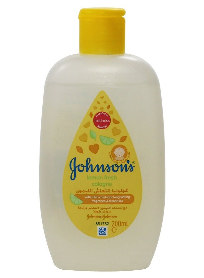 جونسون 2 قطعة من كولونيا ليمون فريش من جونسون 200 مل - Image 2