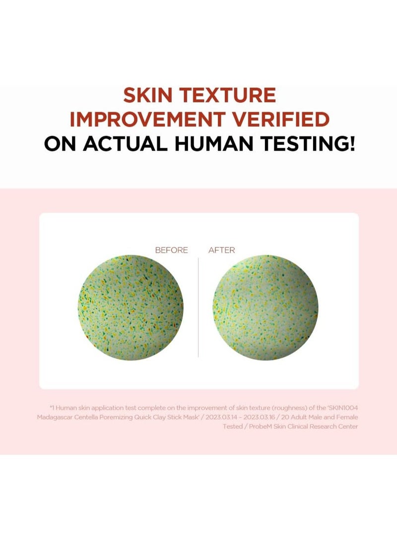 skin1004 - Madagascar Centella Poremizing Quick Clay Stick Mask 27 ggrams - Image 1