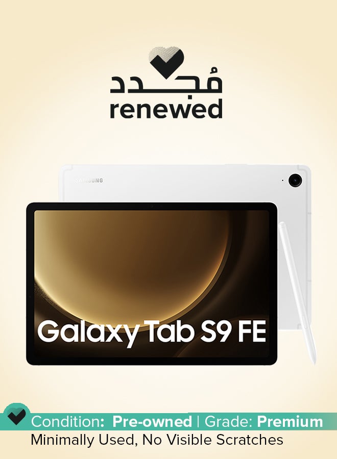 Samsung Renewed - Galaxy Tab S9 FE Silver 256GB WiFi - International Version - Image 1