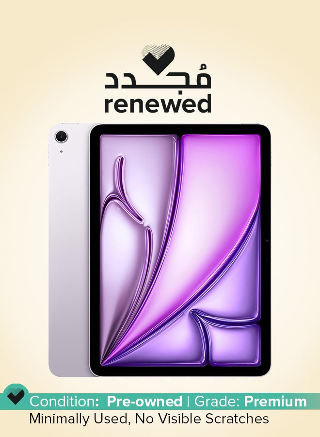 Apple Renewed - iPad Air 2024 (6th Gen) M2 11-Inch 128GB Purple Wi-Fi - International Version  - Image 1
