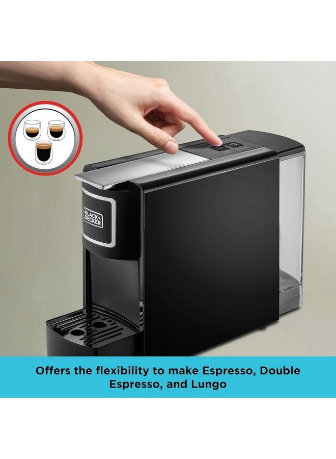 1140W Capsule Coffee Maker Black and Silver 600 ml CCM100-B5 600 ml 1140 W CCM100-B5 Black and Silver