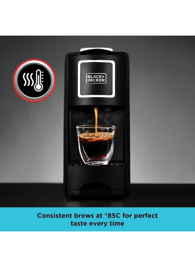 1140W Capsule Coffee Maker Black and Silver 600 ml CCM100-B5 600 ml 1140 W CCM100-B5 Black and Silver