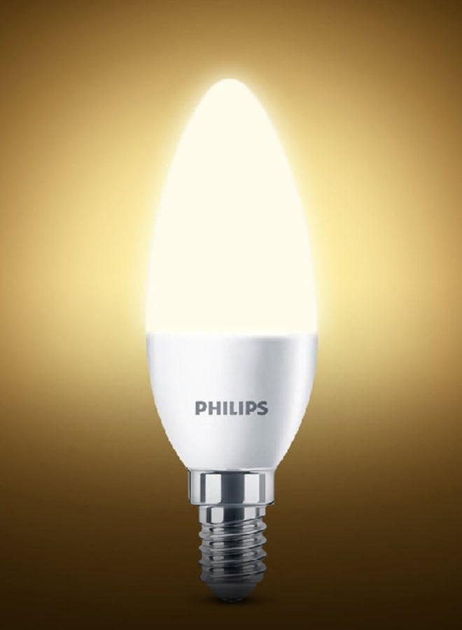 Philips 6.5W Ergonomic High Quality Convenient Long Lasting E14 B35 LED Candle  11 x 3.6 x 3.6 cm PHI-929002274284 White - Image 2