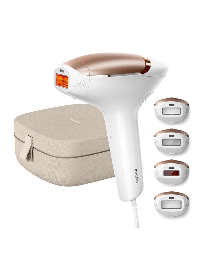 Philips Lumea 9000 Series IPL Hair Removal Device with SenseIQ 2.0, 25.5 cm x 12.6 cm x 25.6 cm BRI984/02 White/Rose Gold