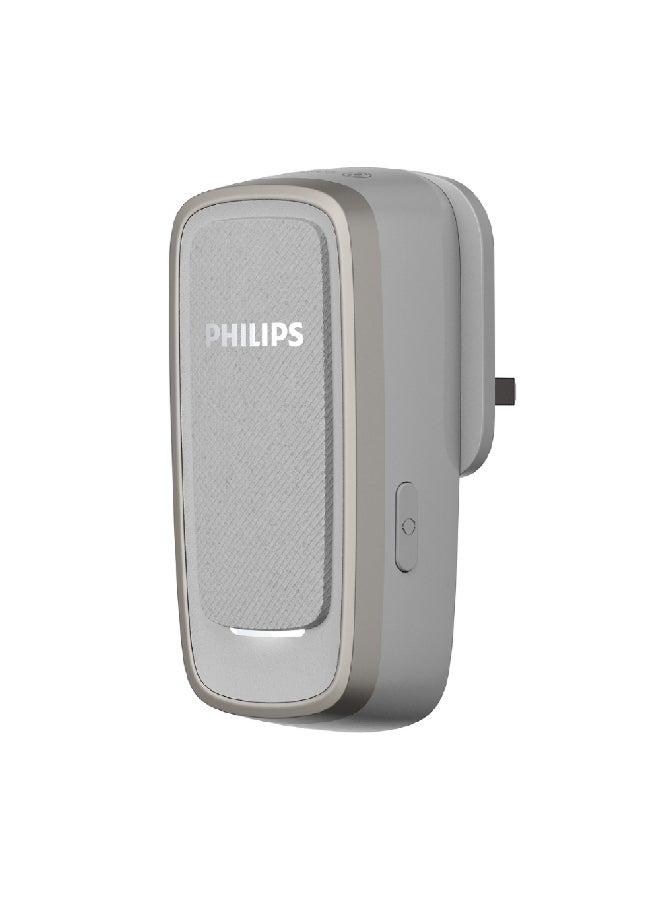 فيليبس جرس باب آمن وسهل التركيب رمادي 7.9 × 8.8 × 11.4 سم HSP5310/01 - Image 1