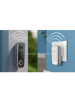 Philips Home Safety Plug and Play Setup Doorbell Chime Grey 7.9 x 8.8 x 11.4 cm HSP5310/01 Grey  - Image 5