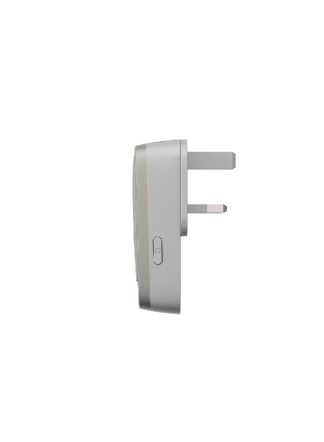 فيليبس جرس باب آمن وسهل التركيب رمادي 7.9 × 8.8 × 11.4 سم HSP5310/01 - Image 2