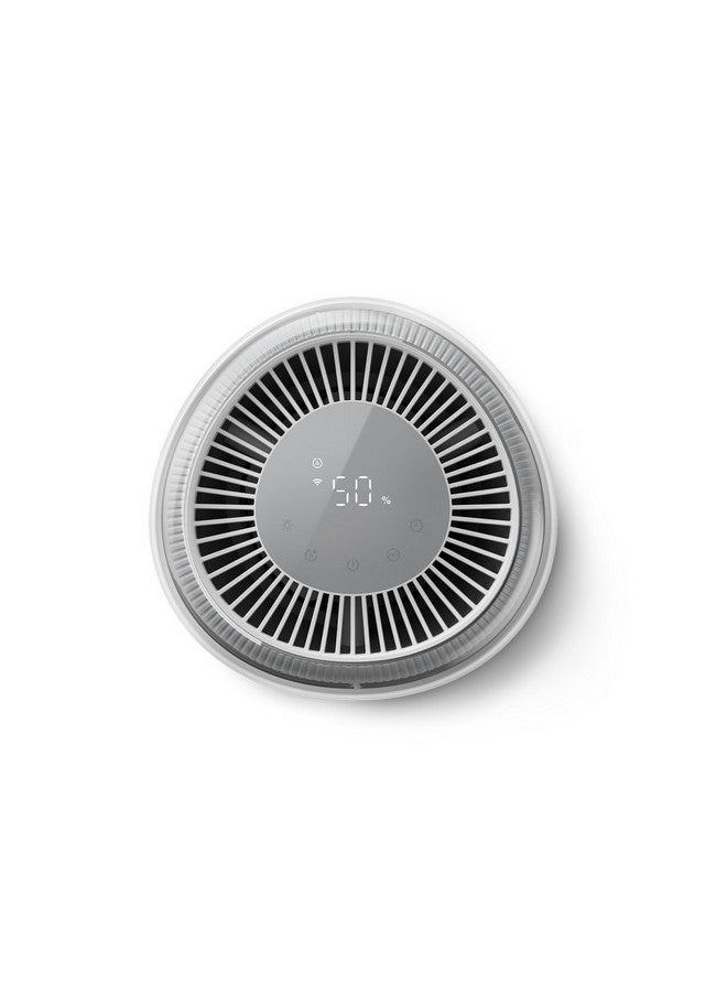فيليبس 5000 Series Compact and Powerful Smart Air Humidifier White and Silver 37.8 x 23.3 x 23 cm HU5710/00 HU5710/00 White and Silver  - Image 4