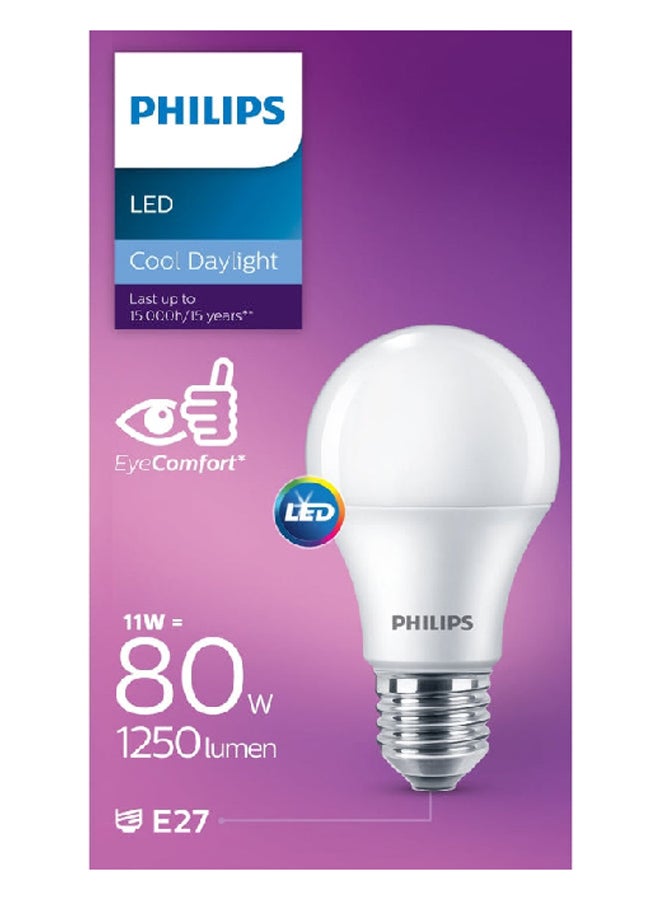 Philips 11W Even Light Distribution High Quality E27 Ess Gen5 LED Bulb White  10.7 x 6.1 x 6.1 cm PHI-929002299884 white - Image 1