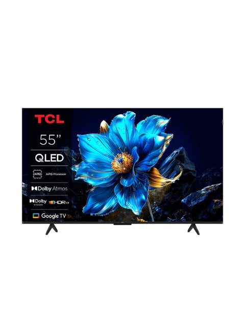 55 Inch AiPQ Processor Slim Uni-Body QLED Gaming TV 55P7K black