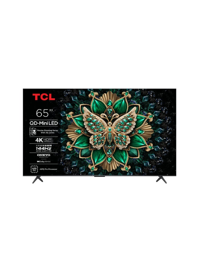 TCL 65 Inch Ultra Slim Design Premium QD-Mini LED Gaming TV 65C6K black  - Image 1