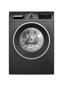 بوش Series 4 Washer Dryer, 9/5kg, Large LED display, ActiveWater Plus,1400 RPM WNA2440ZGC Black  - Image 1