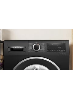 بوش Series 4 Washer Dryer, 9/5kg, Large LED display, ActiveWater Plus,1400 RPM WNA2440ZGC Black  - Image 2