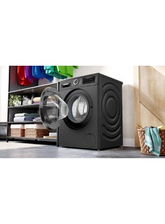 بوش Series 4 Washer Dryer, 9/5kg, Large LED display, ActiveWater Plus,1400 RPM WNA2440ZGC Black  - Image 3