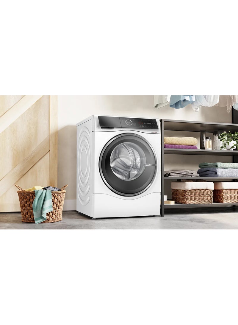 بوش Series 8 Washer Dryer, 10/6kg, Large LED display, 1400 RPM WNC254A0GC White - Image 4