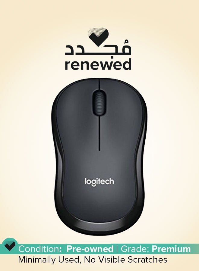 Logitech Renewed - M220 Silent Wireless Mouse Charcoal  - Image 1