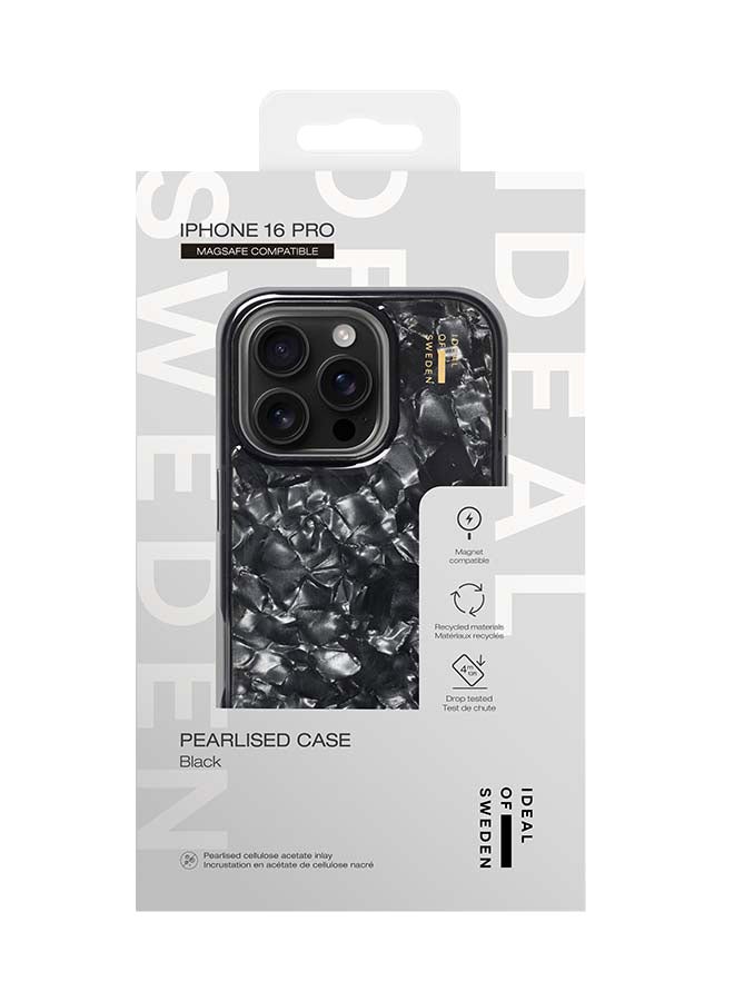 iDeal of Sweden Pearlised Case MegSafe  for iPhone 16 Pro Max Black - Image 1