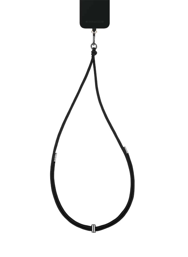 iDeal of Sweden Ideal of Sweden,Cord Phone Strap ,Coal Black Black - Image 1