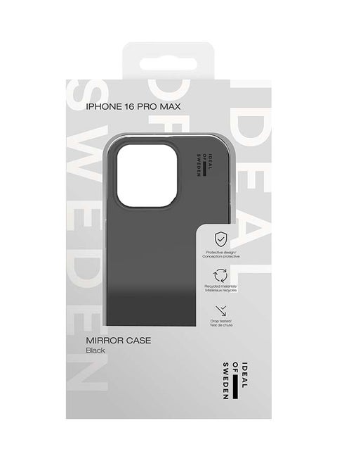 Ideal of Sweden, Mirror Case MegSafe for iPhone 16 Pro , Mirror Black Mirror Black