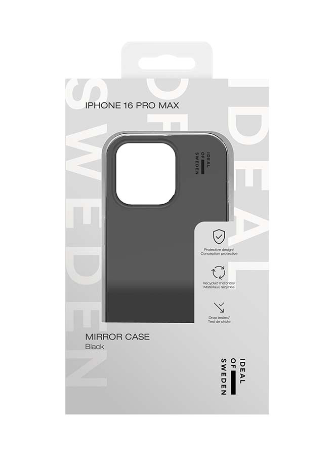 Ideal of Sweden, Mirror Case MegSafe for iPhone 16 Pro , Mirror Black Mirror Black