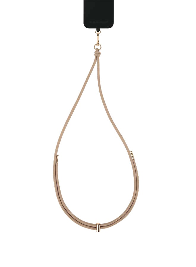 Ideal of Sweden,Cord Phone Strap, Beige Beige - Image 1