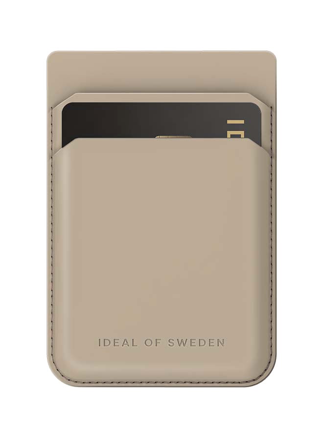 Ideal of Sweden,Magnetic Card Holder MagSafe ,Beige Beige - Image 1