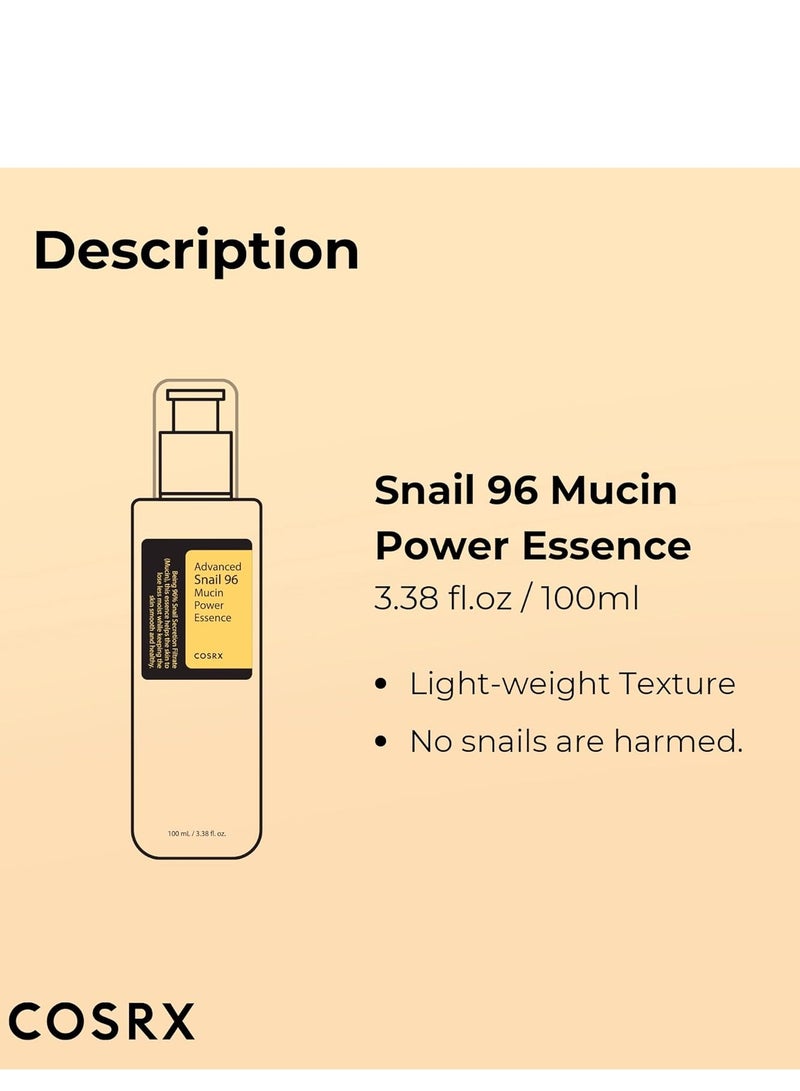 Cosrx Advanced Snail 96 Mucin Power Essence - 100ml  - Image 2