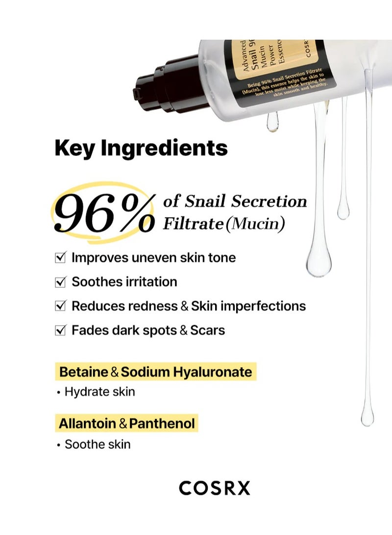 Cosrx Advanced Snail 96 Mucin Power Essence - 100ml  - Image 4
