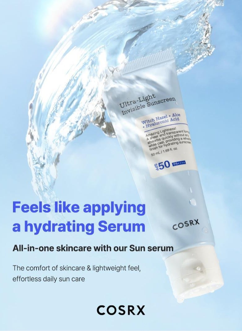 Cosrx Ultra Light Invisible Sunscreen SPF 50 PA++++ - 50ml  - Image 4