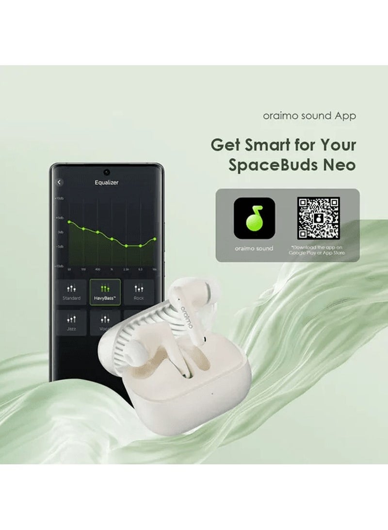 Oraimo - SpaceBuds Neo OTW-323 | True Wireless Earbuds with 30H Playtime, Bluetooth 5.4, Game Mode, Spatial Audio, IPX4 Waterproof, Fast Pairing - Black - Image 1